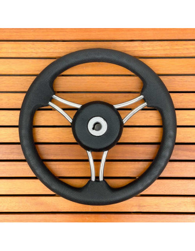 Volante a 6 razze Panarea nero Ø 350 mm