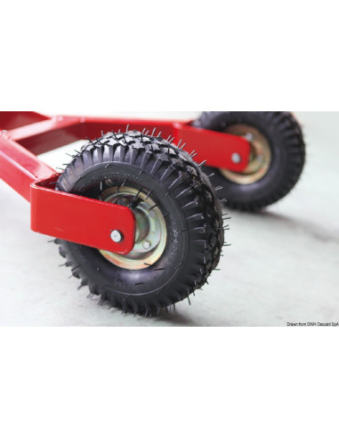 Carrello di sollevamento piedi poppieri