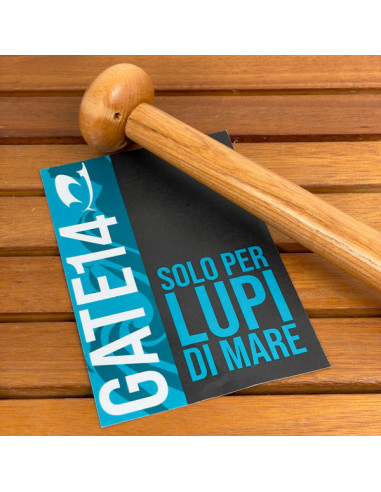 Asta portabandiera in legno