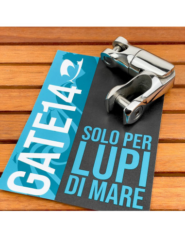 Giunto girevole per ancore doppio