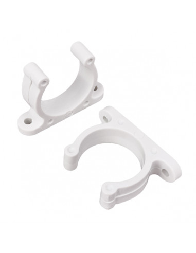 Clips ferma remo in plastica bianca 2...