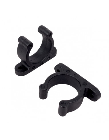 Clips ferma remo in plastica nera 2...