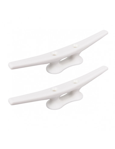 Bitta a galloccia in nylon bianco 2 pz