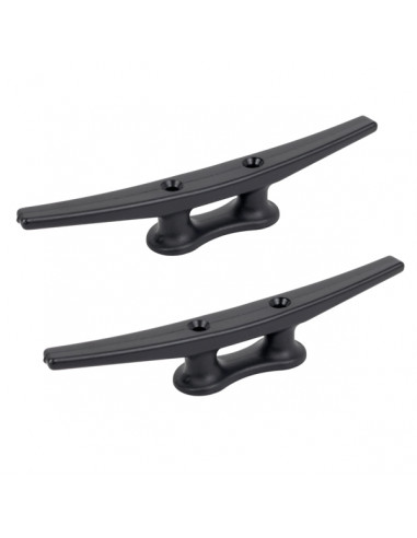 Bitta a galloccia in nylon nero 2 pz