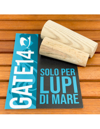 Set 10 tappi turafalle coni in legno...