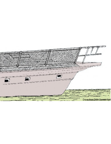 Rete battagliola bianca 450 mm x 30 m