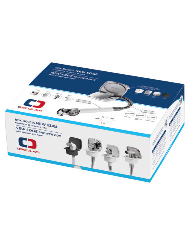 Box doccia New Edge bianco tubo PVC...