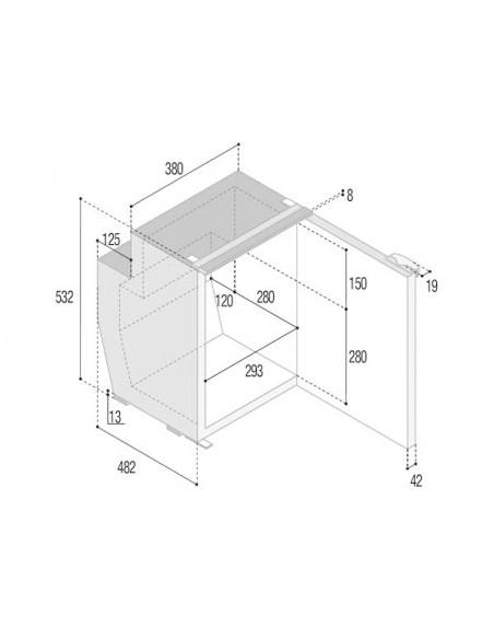 Frigoriferi VF Americani Compressore Interno