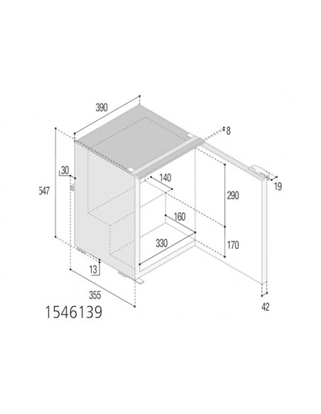 Frigoriferi VF Compressore Interno