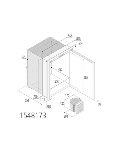 Frigoriferi VF Inox Compressore Esterno