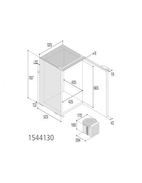 Frigoriferi VF Compressore Esterno