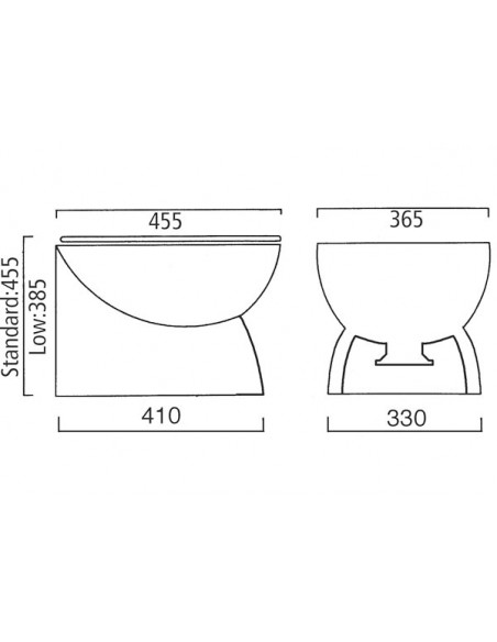 WC - Toilet Elettrica Ocean Luxury Standard