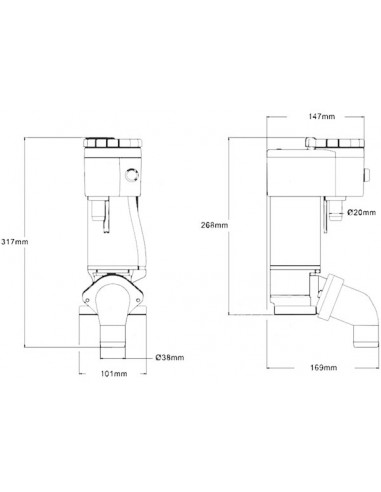 Kit Elettrico Universale per WC