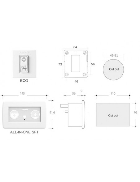 WC - Toilet Tecma Compass Short