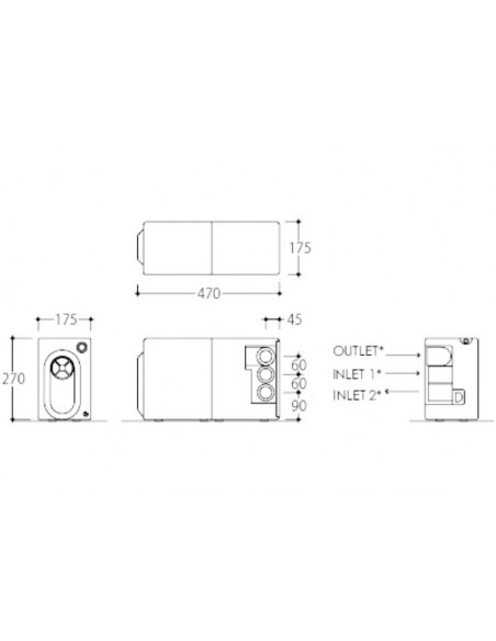 Sanisplit NK Water Transfer System