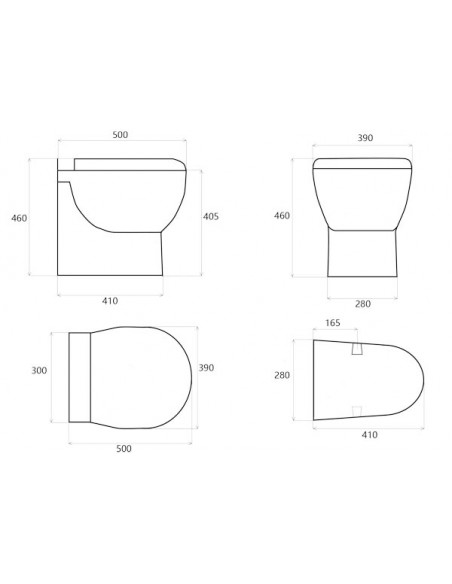 WC - Toilet Tecma Breeze