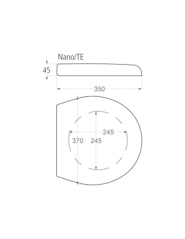 Sedute e Cerniere per Toilet Compact