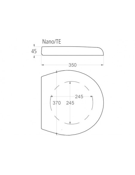 Sedute e Cerniere per Toilet Compact