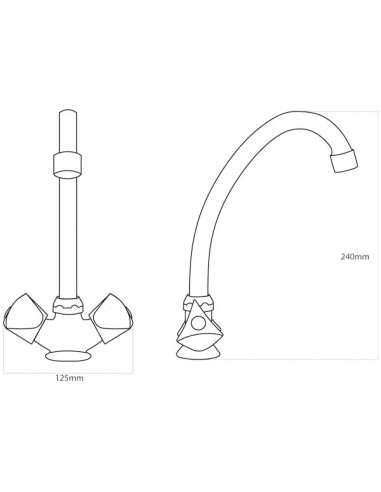 Rubinetto Miscelatore Classic Duo