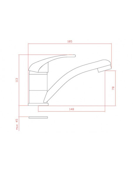 Miscelatore Classic Short Mixer Miscelatore Classic Short Mixer