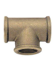Raccordo T in Ottone