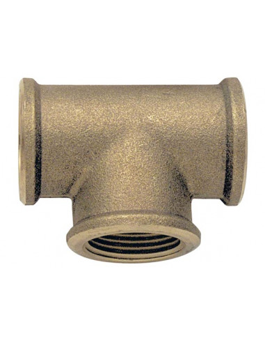 Raccordo T in Ottone