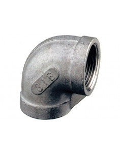 Gomito 90° F-F Inox
