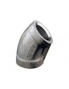 Gomito 45° F-F Inox