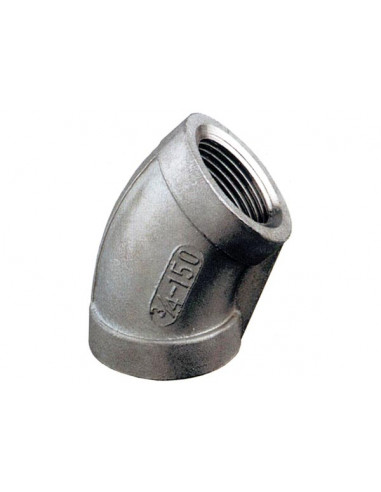 Gomito 45° F-F Inox
