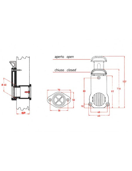 Scarico Telescopico a Saracinesca