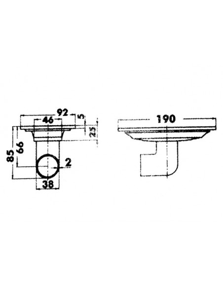 Scarico Pozzetto Inox Oval