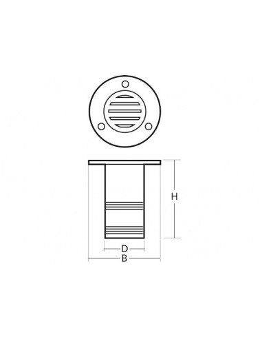Scarico Pozzetto Inox Round Lee