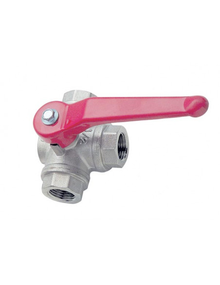 Valvola a Sfera a 3 Vie in Ottone