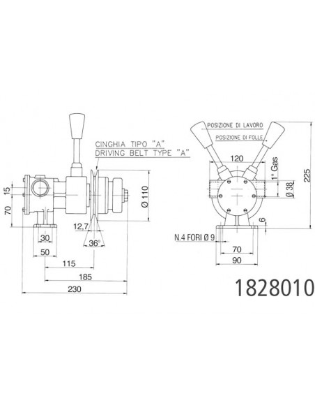 Pompa con Frizione Manuale Ancor