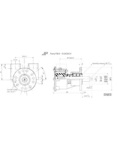 Pompa SPX Johnson F5B-9 (10-24334-01)