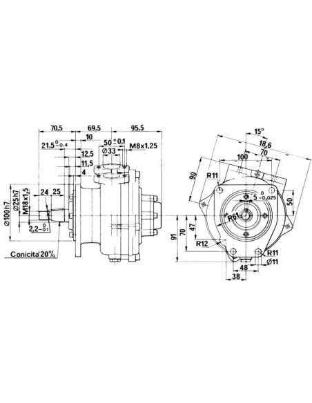 Pompa Flangiata Ancor Cze200