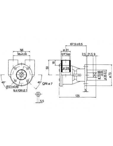 Pompa Flangiata Ancor St 143