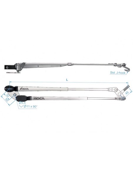 Bracci Telescopici Roca a Pantografo