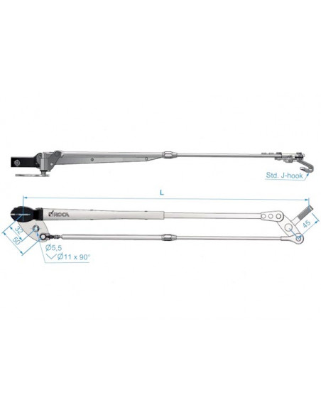 Bracci Telescopici Roca a Pantografo Slim