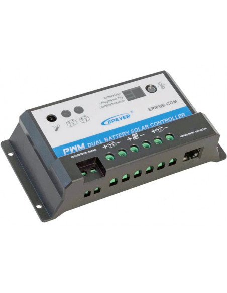 Regolatore di Carica Solare PWM Dual
