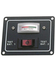 Pannello Tester Rocker per 2 Batterie
