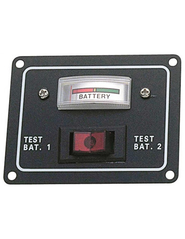 Pannello Tester Rocker per 2 Batterie