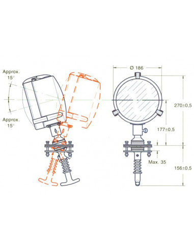 Faro DHR 180 LED Cabin Control
