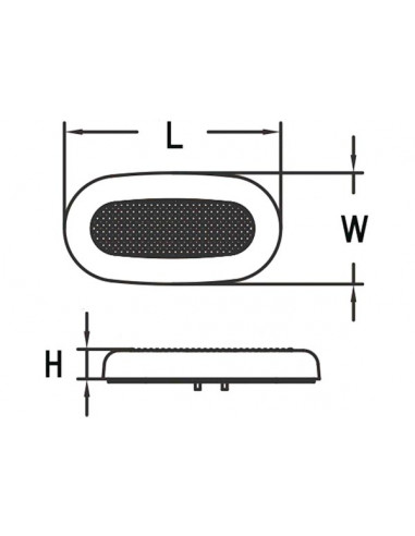 Luce di Cortesia LED-12V Flat