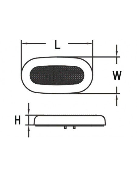 Luce di Cortesia LED-12V Flat