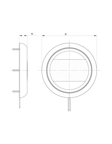 Luce Impermeabile LED Power Round Top PL