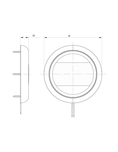 Luce Impermeabile LED Power Round Top PL