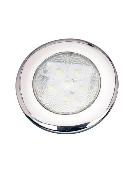 Luce Impermeabile LED Round Top Inox