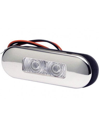 Luce Impermeabile LED Elliptic Flush Inox