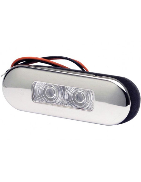 Luce Impermeabile LED Elliptic Flush Inox